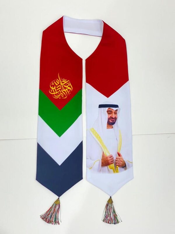 UAE National Day Satin scarf - Image 3